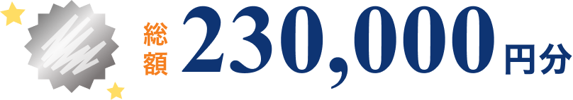 総額230,000円分